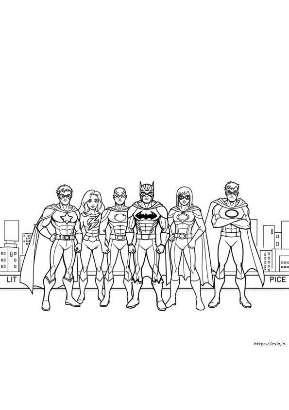 Superhero Squad Coloring Pages