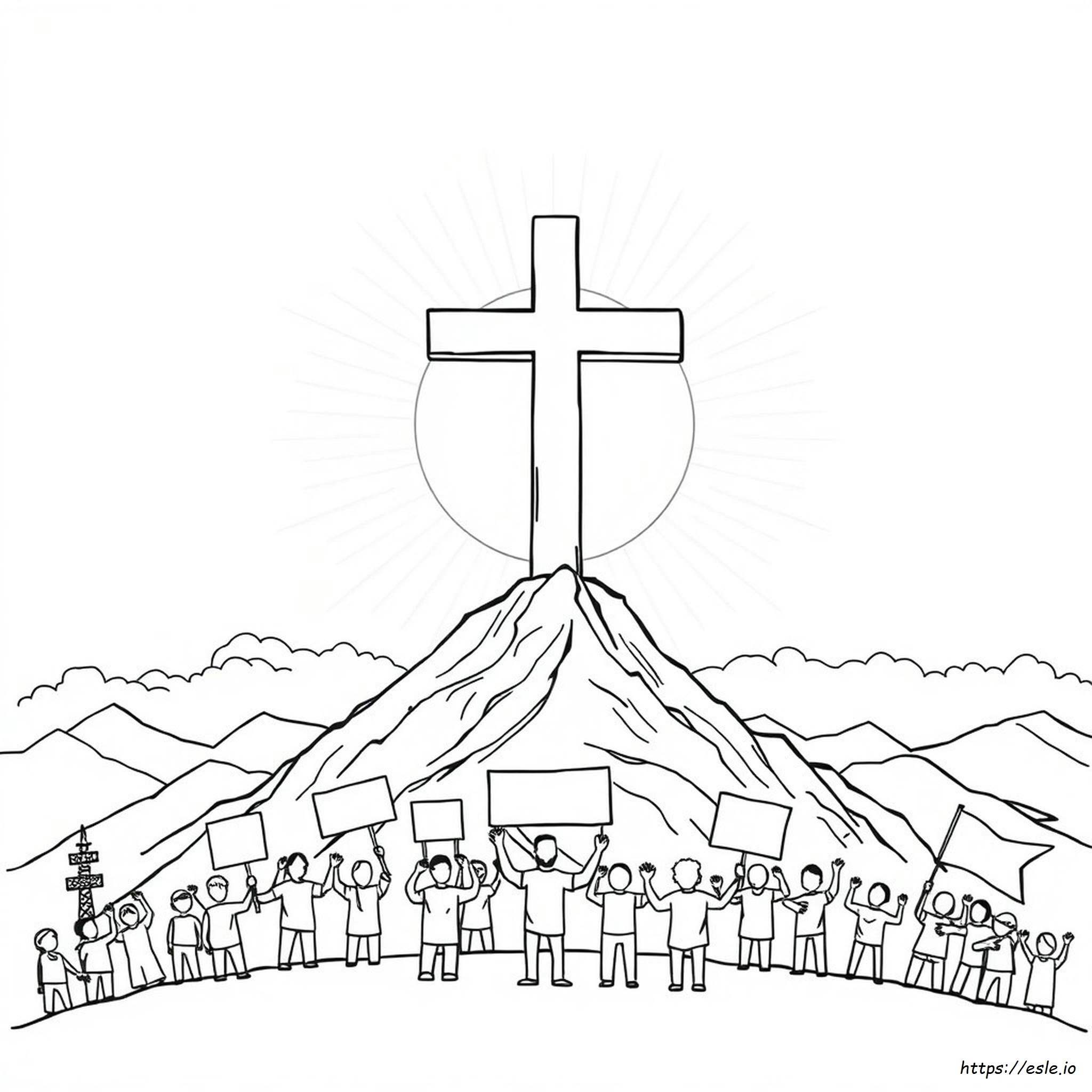 Páginas Para Colorear De Evangelismo