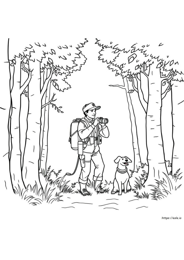 Hunter Coloring Pages To Print