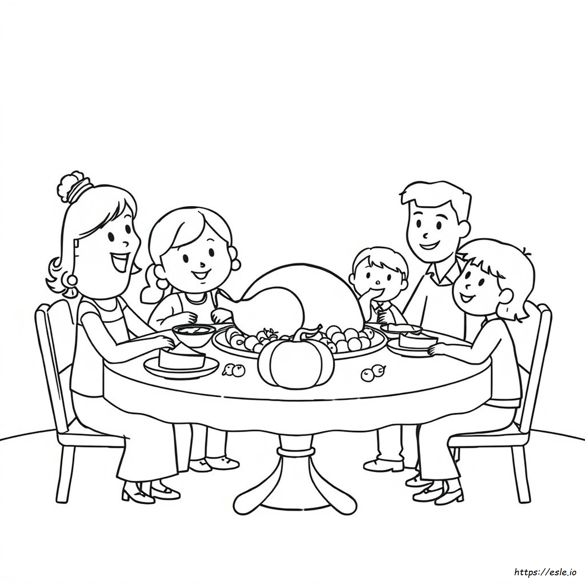 Thanksgiving Gratitude Coloring Page