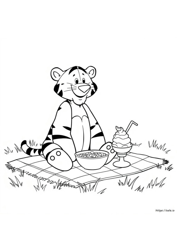 Tony The Tiger Coloring Page
