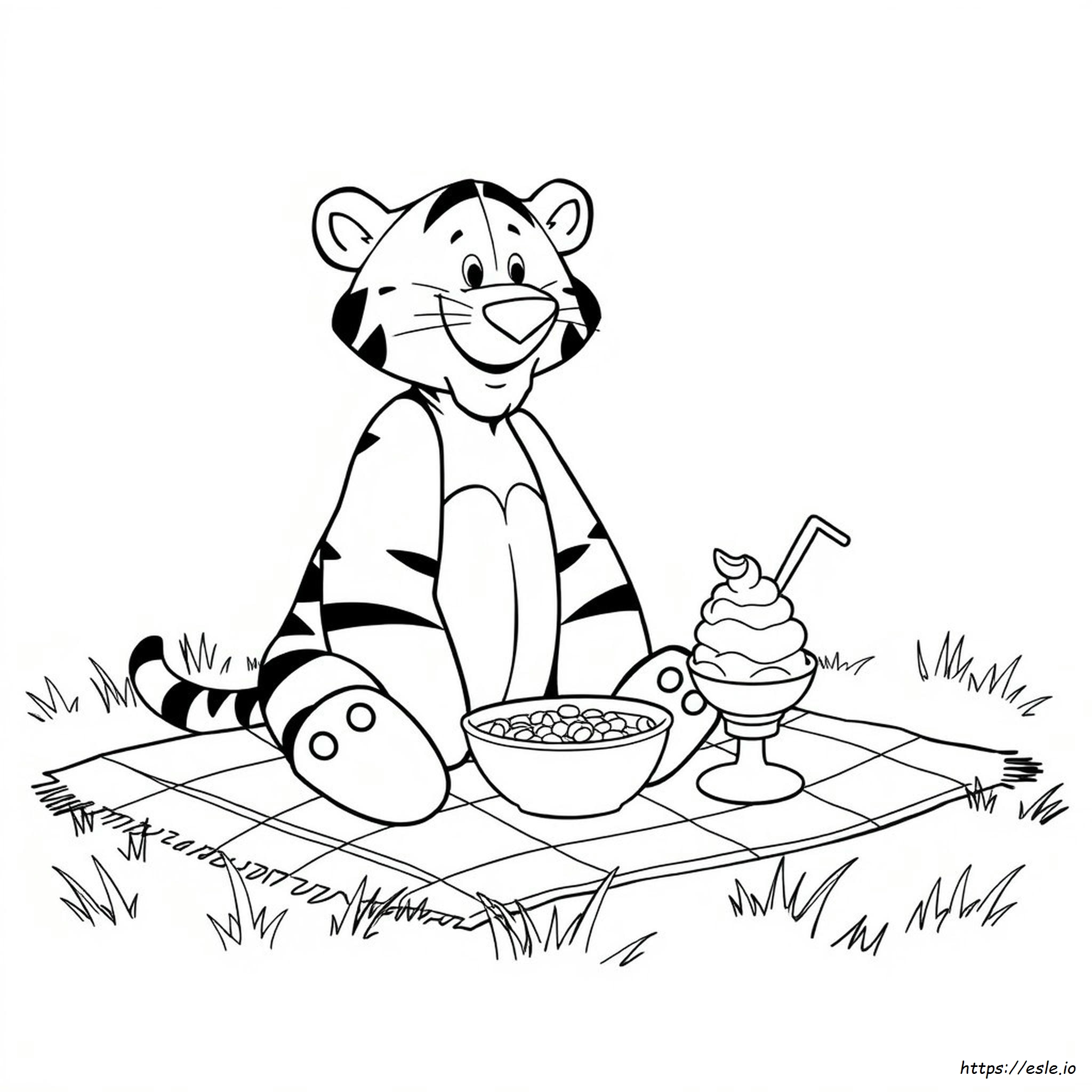 Tony La Tigre Da Colorare