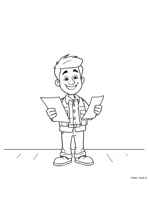 Printable Story Of Job Coloring Pages