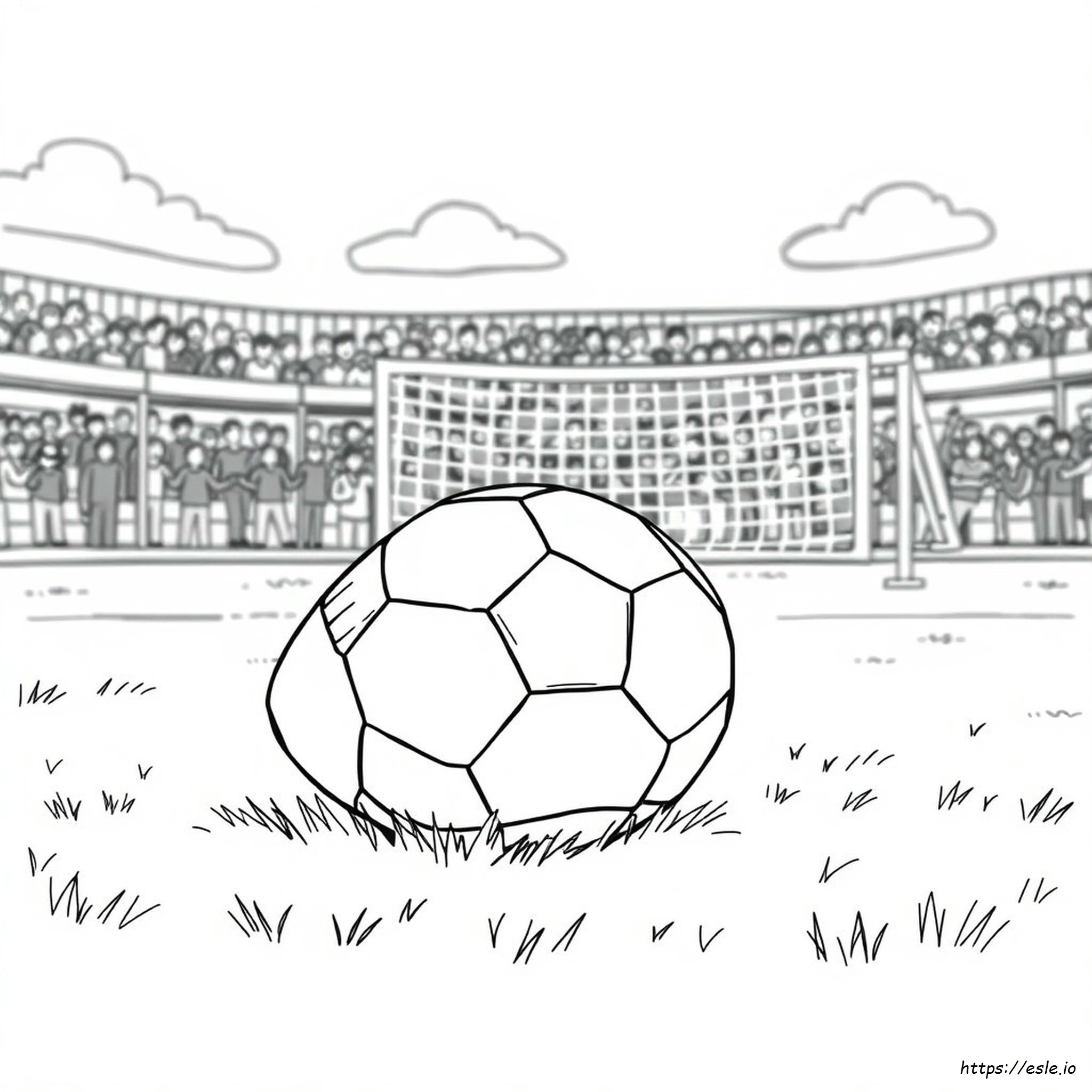 Football Colouring Sheet