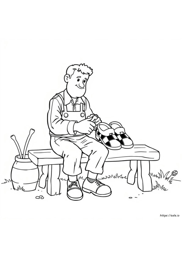 Cobbler Colouring Pages