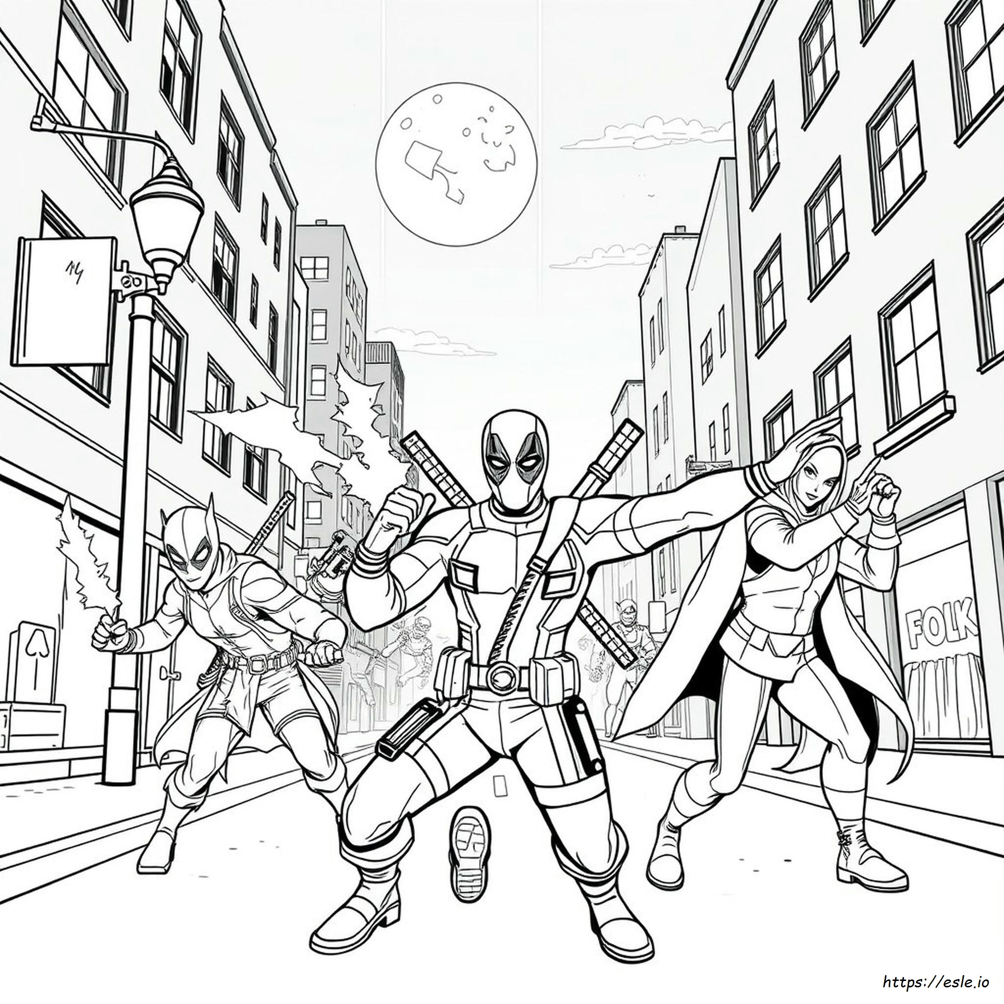 Deadpool Coloring Book