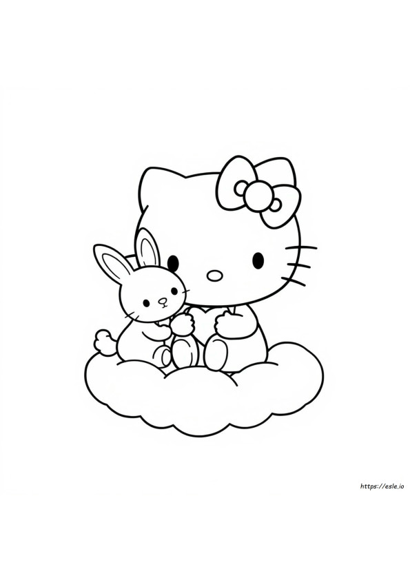 Hello Kitty Anime Coloring Pages