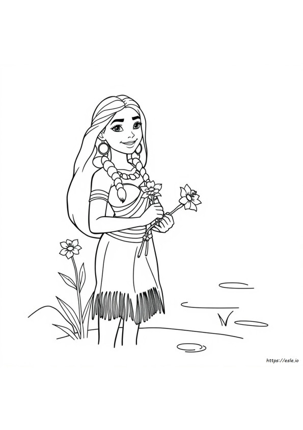 Pocahontas Coloring