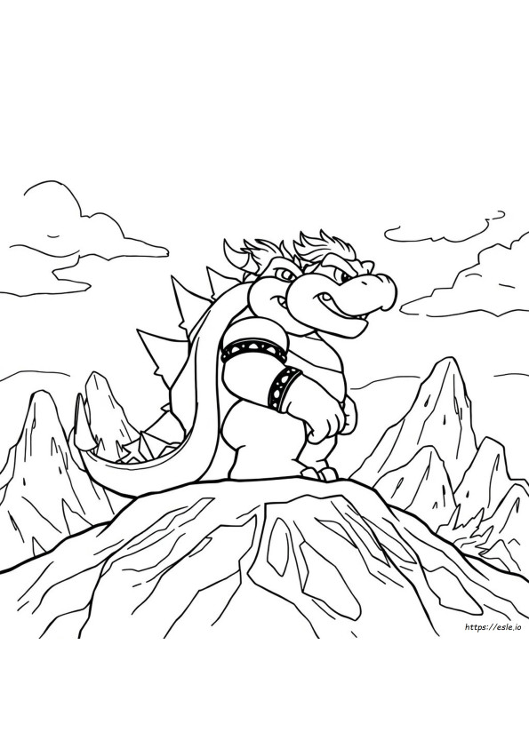Bowser Kolorowanka Pdf