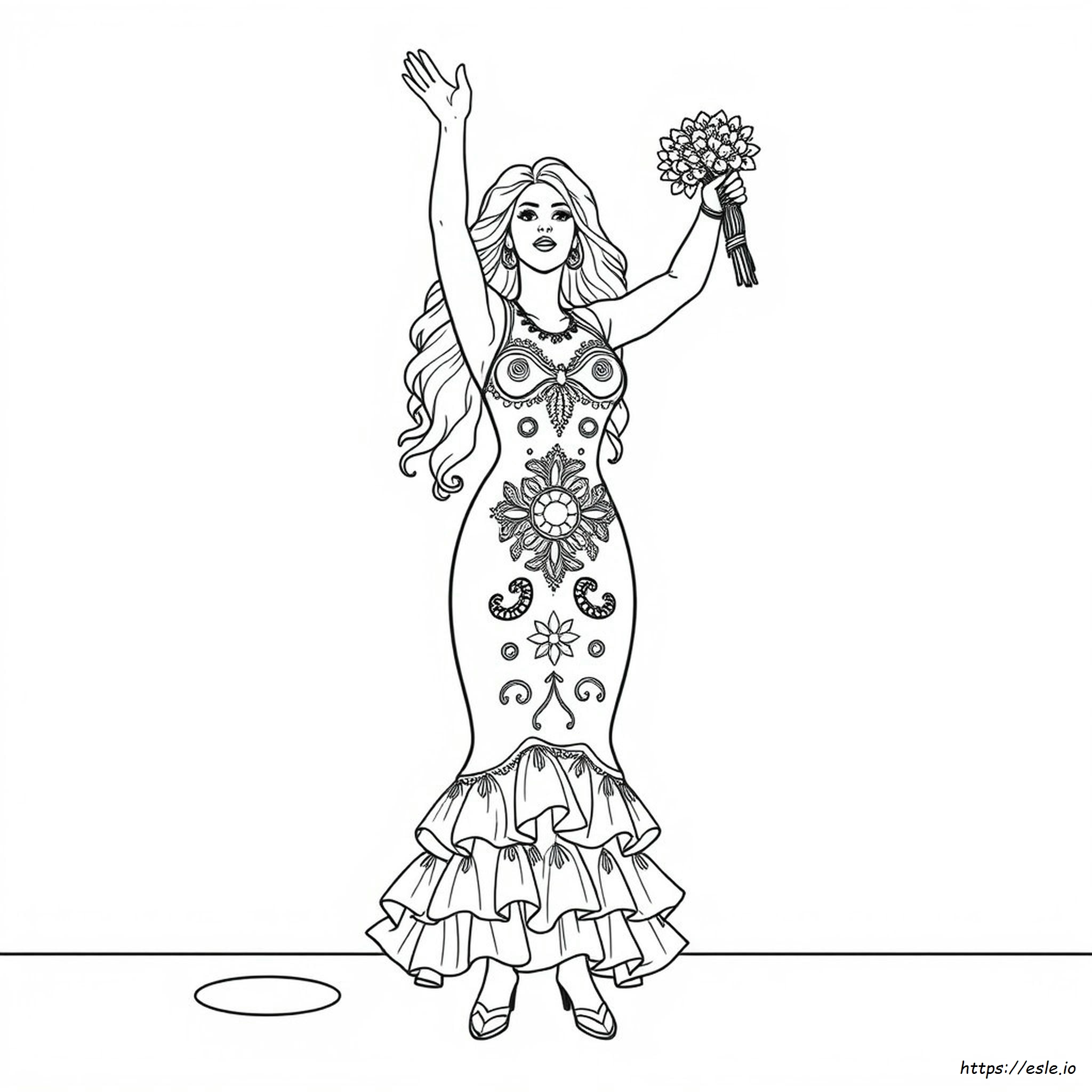 Coloriages Shakira