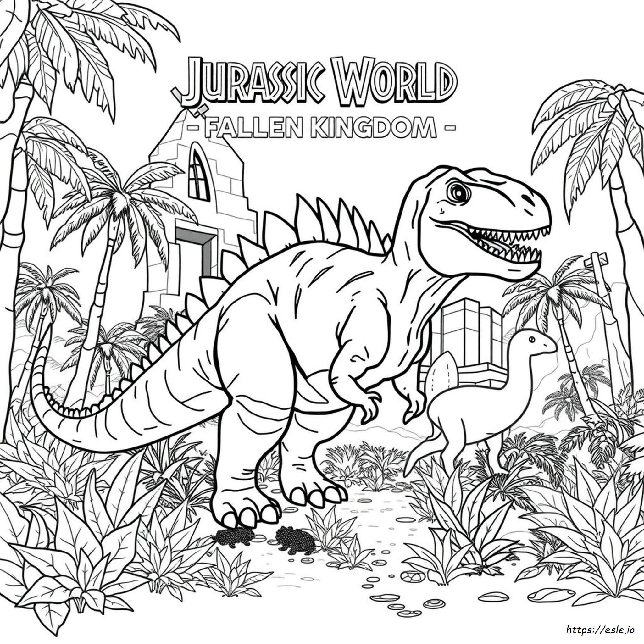 Carnotaurus Jurassic World Fallen Kingdom Coloring Pages