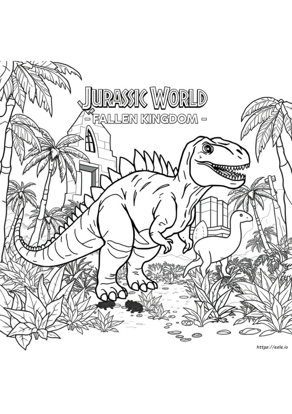 Carnotaurus Jurassic World Fallen Kingdom Värityskuvat