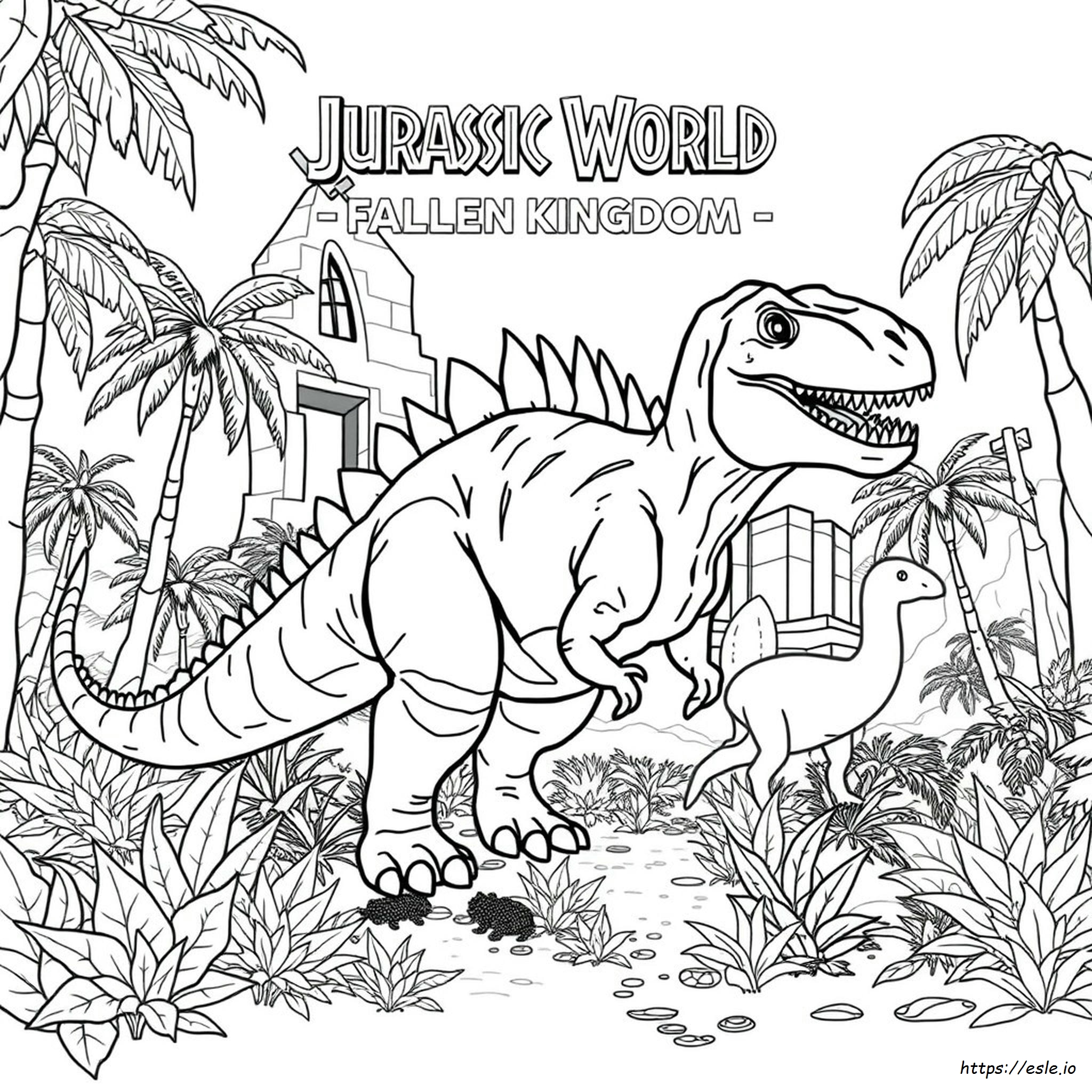 Carnotaurus Jurassic World Il Regno Distrutto Disegni Da Colorare
