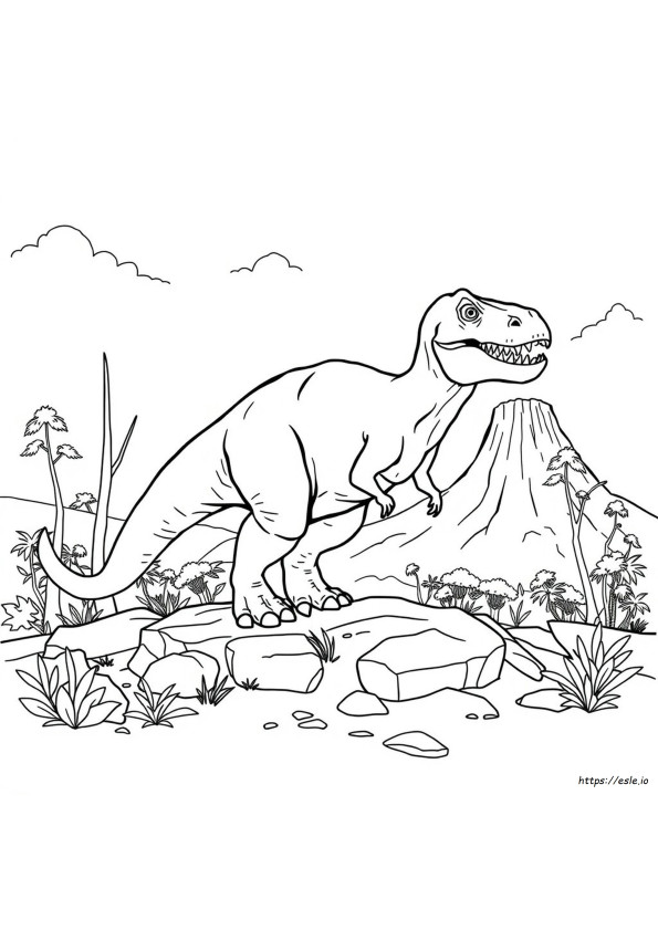 T-Rex Boyama Sayfası