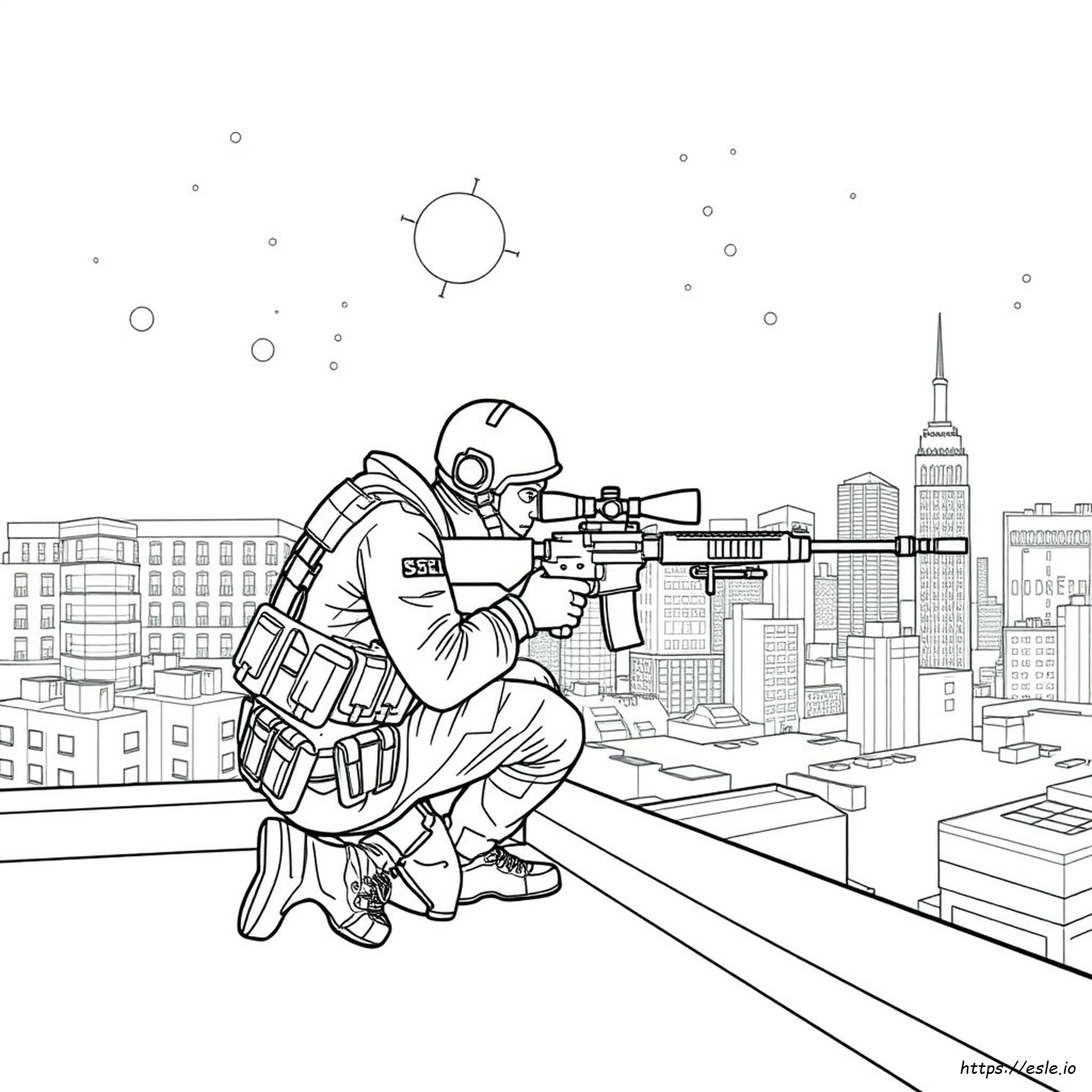 Navy Seal Sniper Coloring Pages