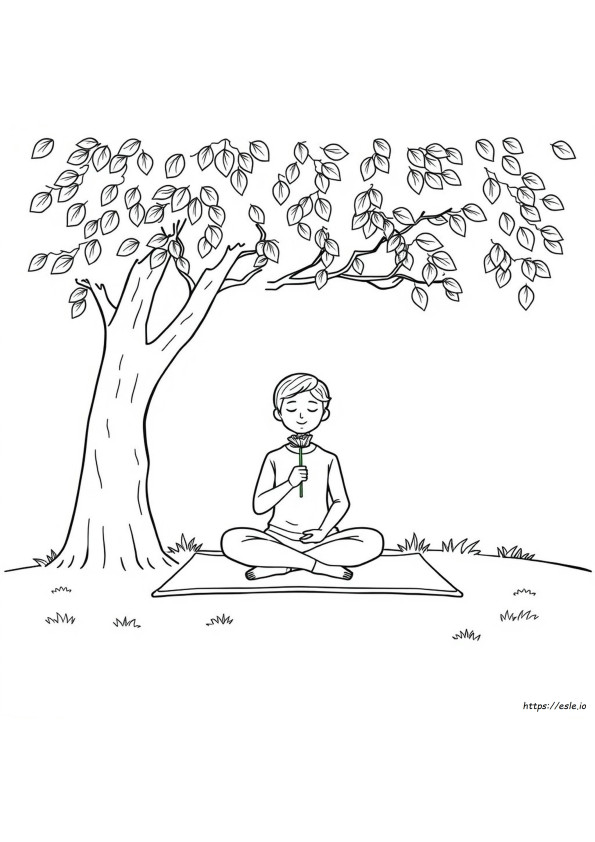 Coloriage Méditatif À Imprimer