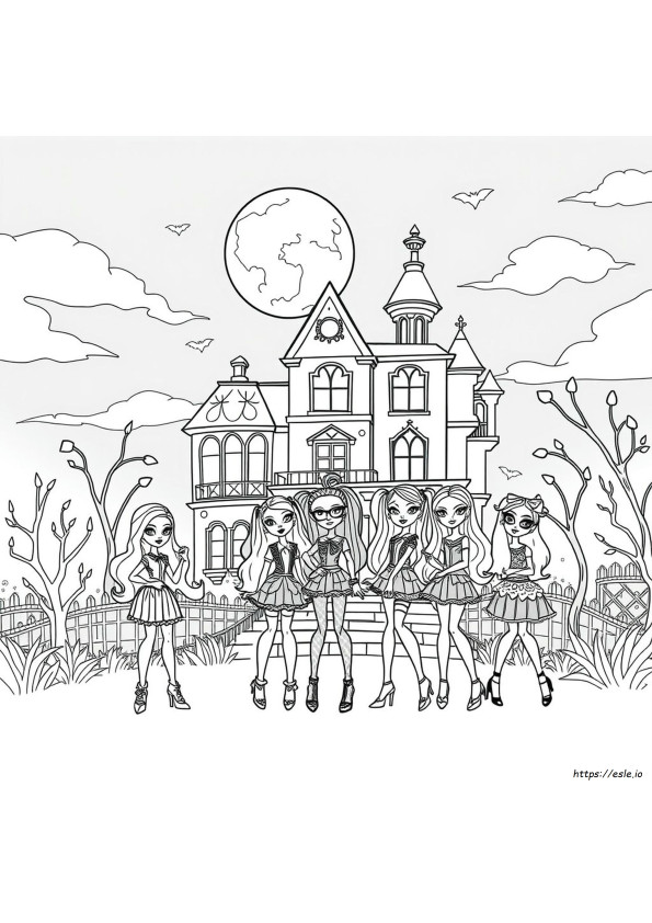 Monster High Colouring