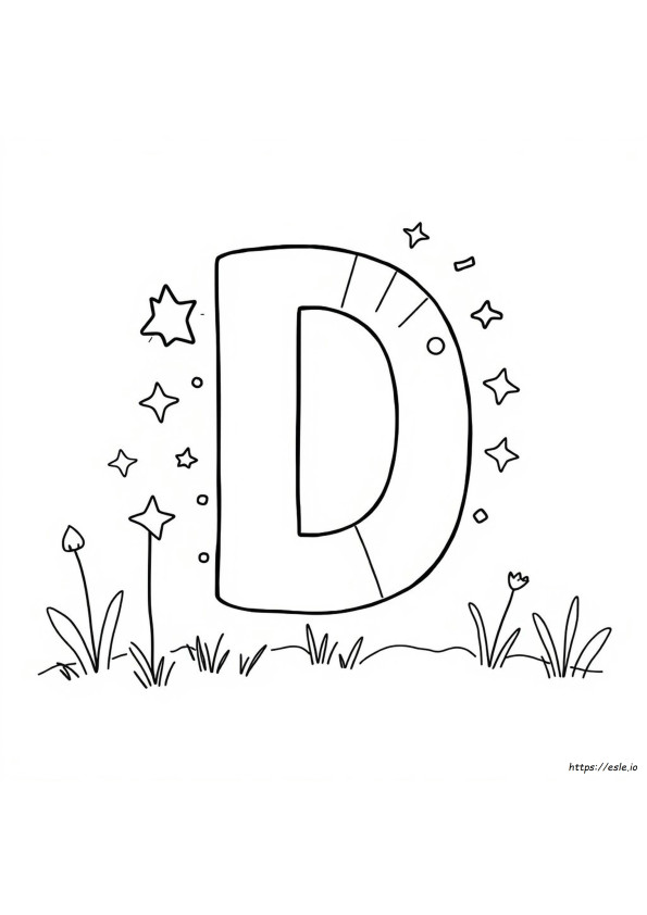 Letter D Coloring Pages Pdf