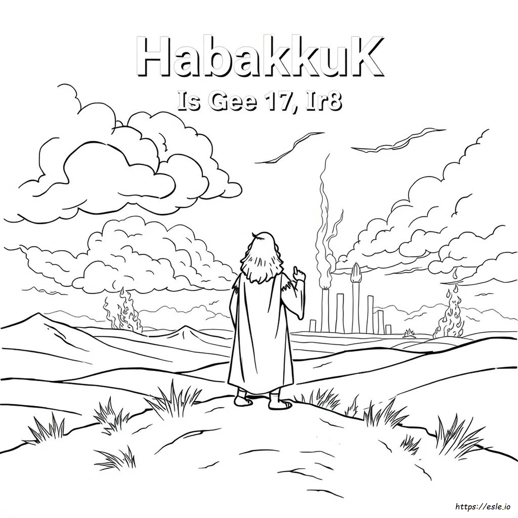 Habacuc 3 17 18 Página Para Colorear