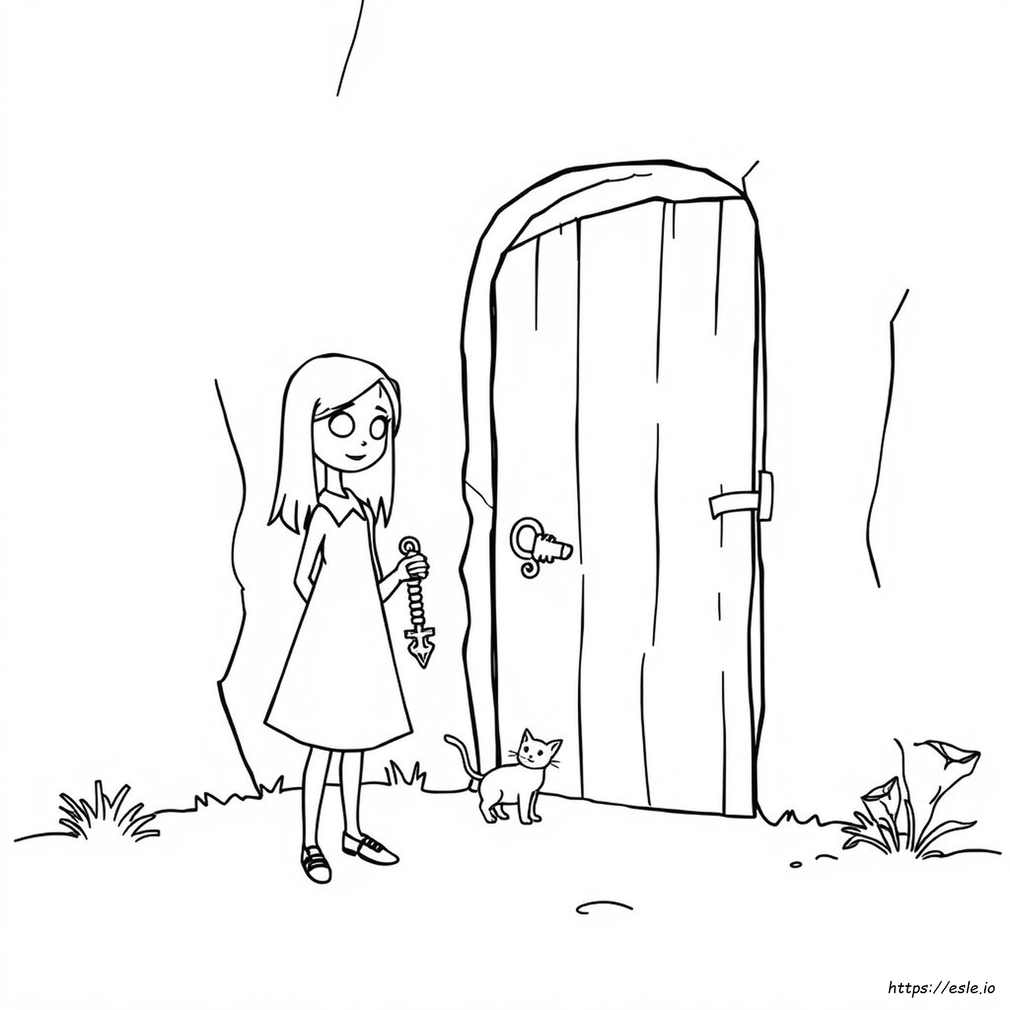 Coraline Coloring Pages Pdf