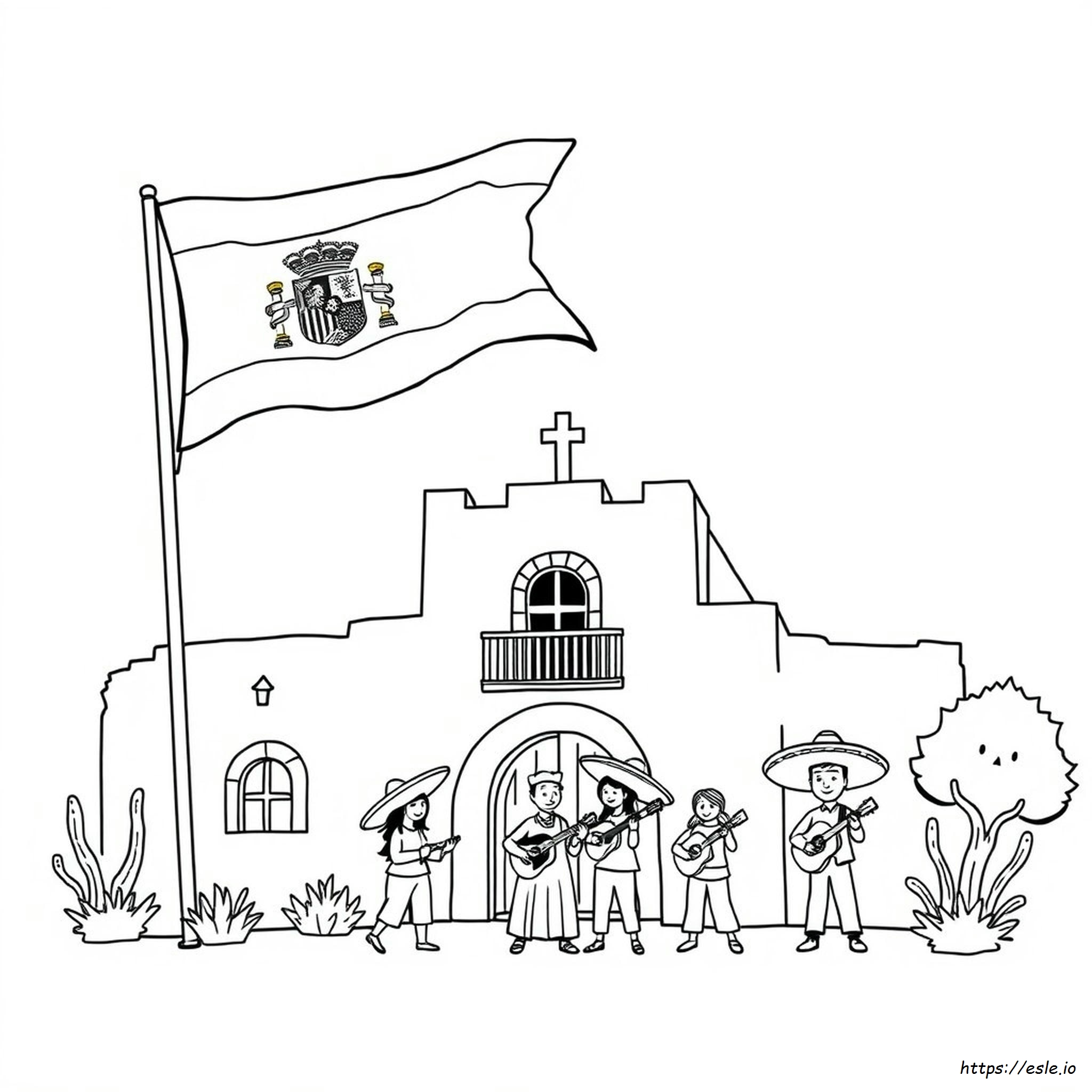Spanish Coloring Pages