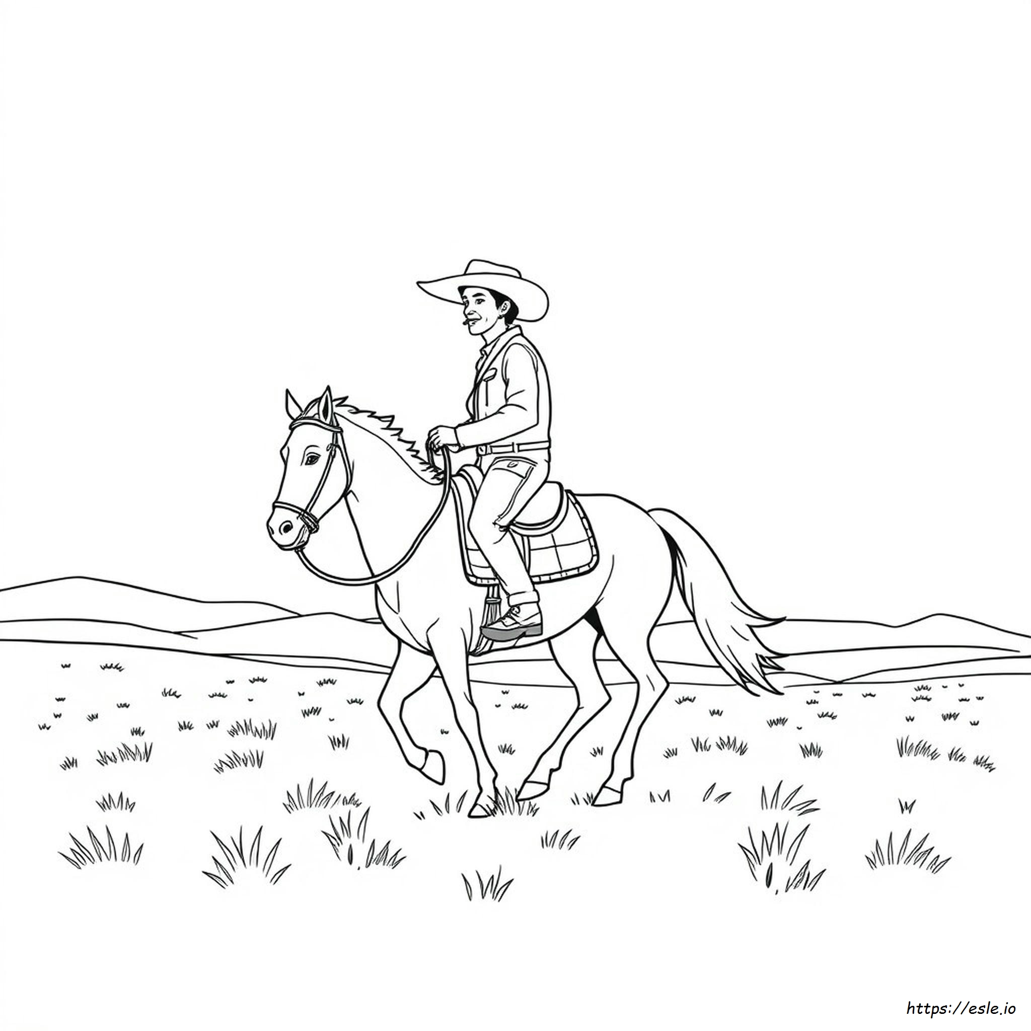 Gaucho Da Colorare