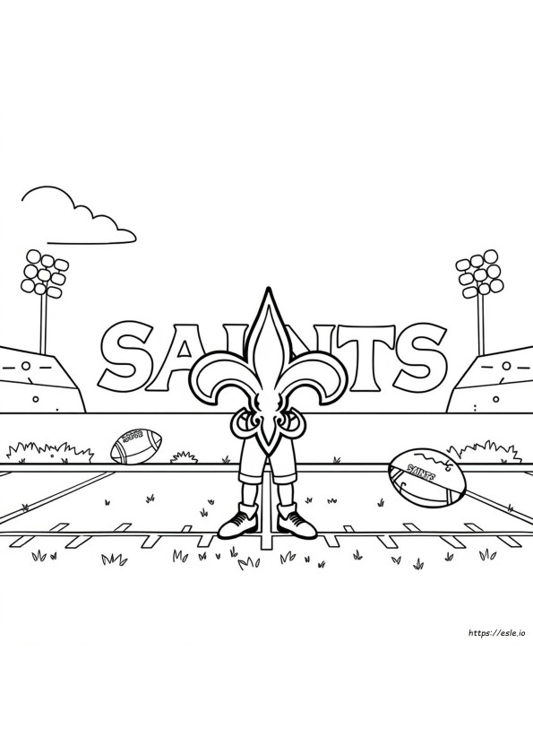 New Orleans Saints Coloring Pages To Print