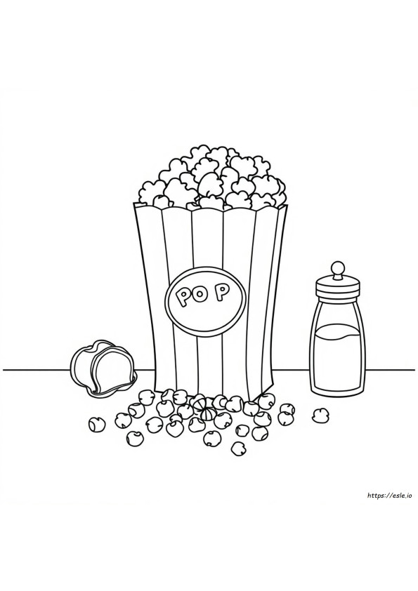 Popcorn Da Colorare