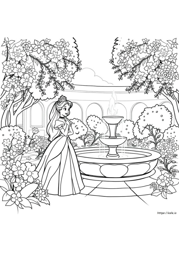 Free Coloring Pages Of Princesses