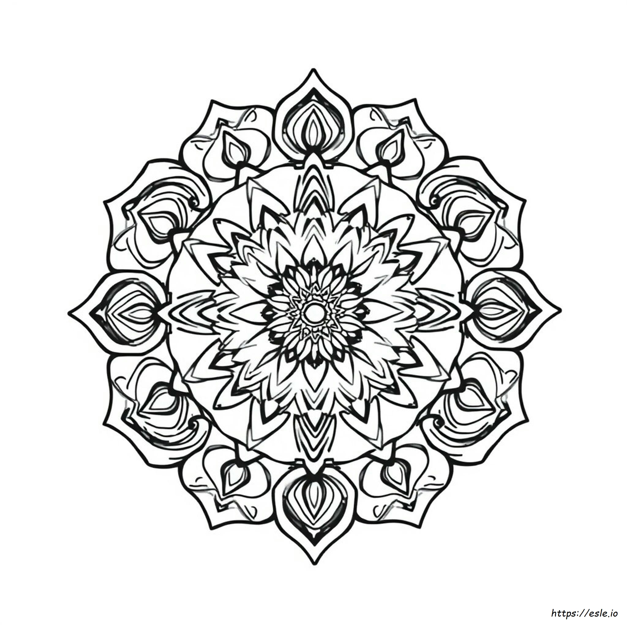 Mandala Da Colorare Online Gratis Per Adulti