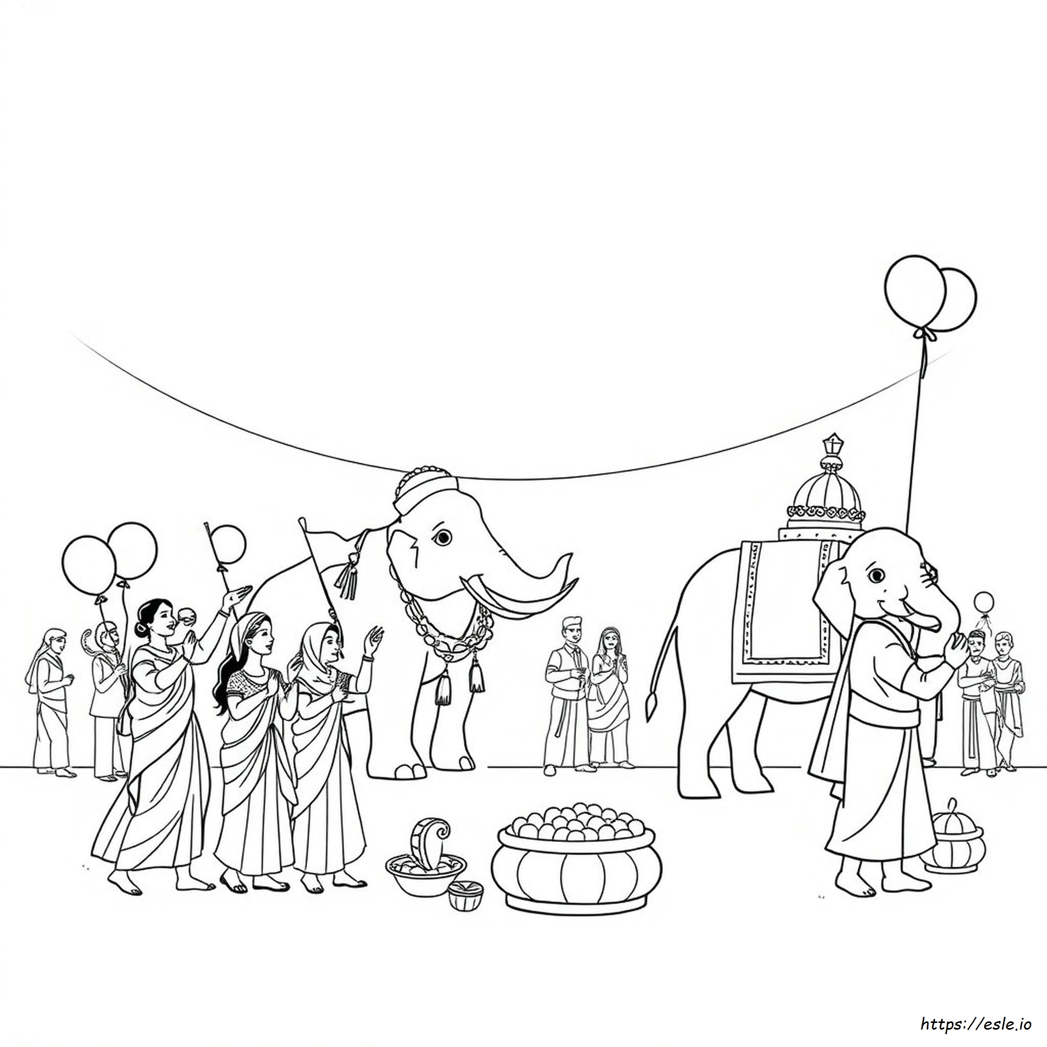 Sankranti Para Colorear