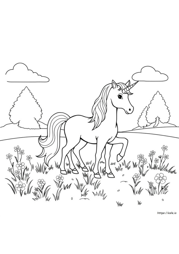 Colouring Of Unicorn