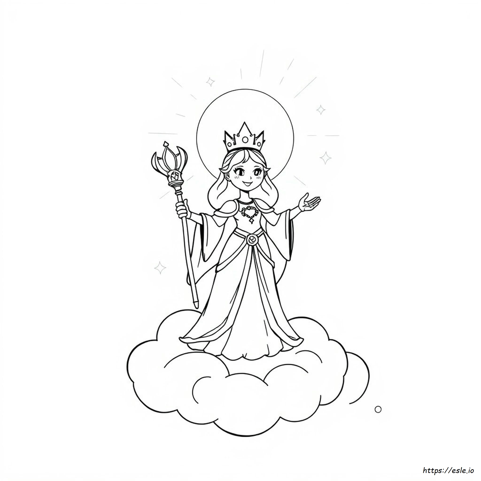Reina Clarion Para Colorear