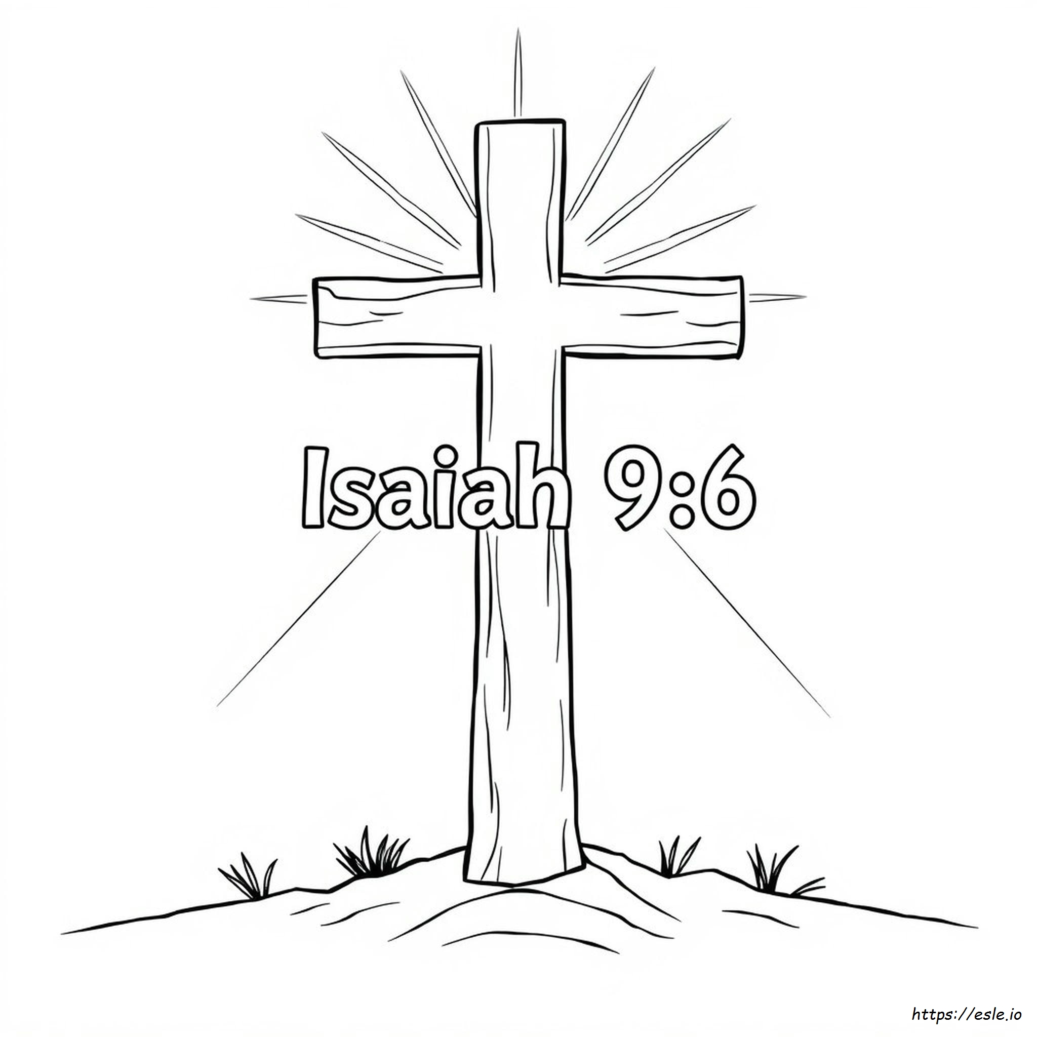 Printable Isaiah 9 6 Coloring Page