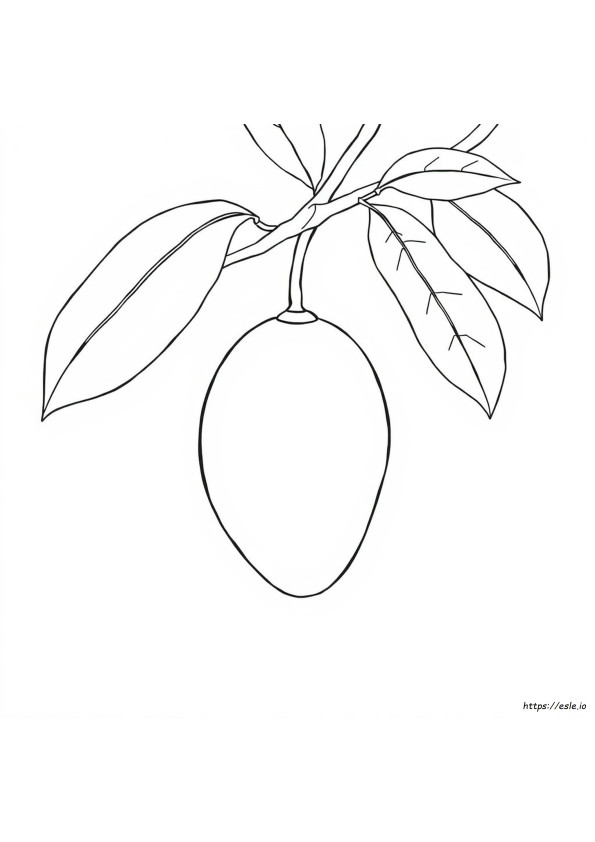 Contorno De Manga Para Colorir