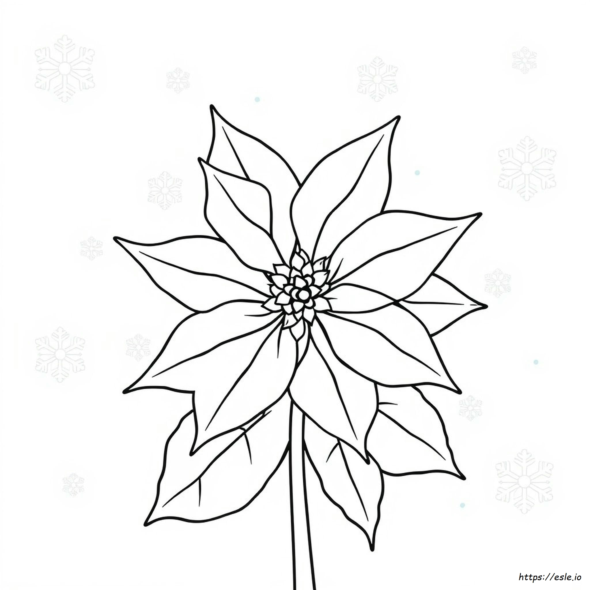 Kerstster Kleurplaat kleurplaat