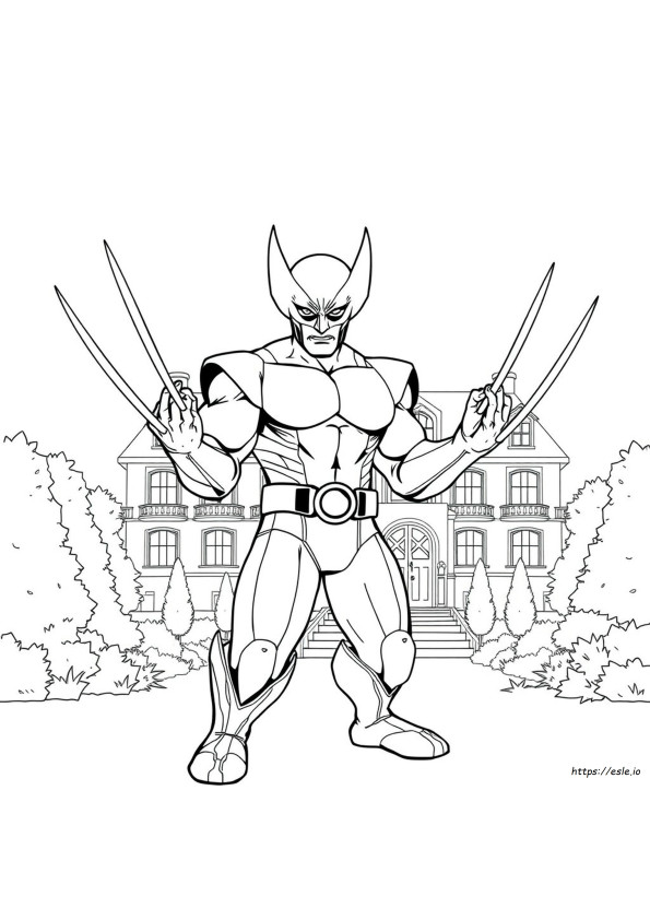 Wolverine Klauwen Kleurplaat