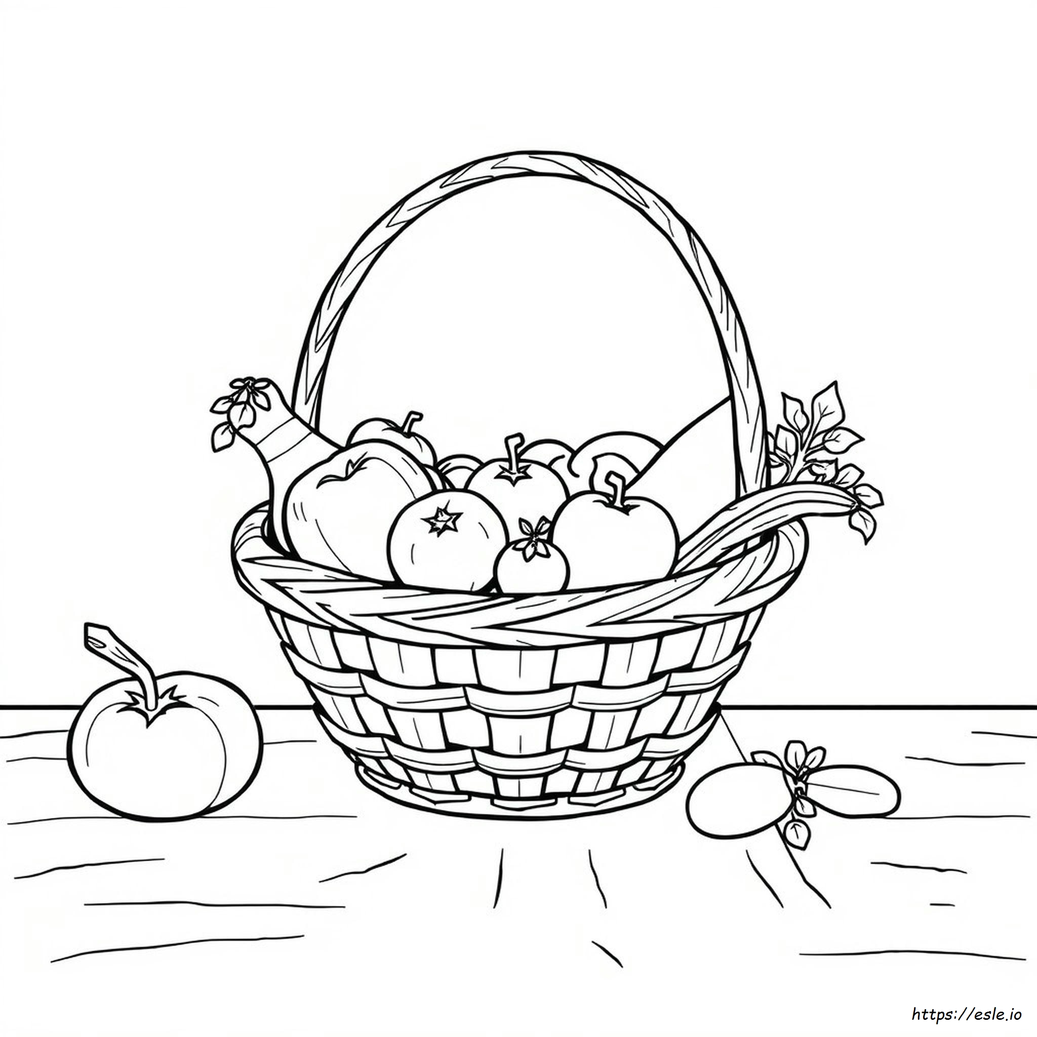 Disegni Di Cestini Da Colorare E Stampare