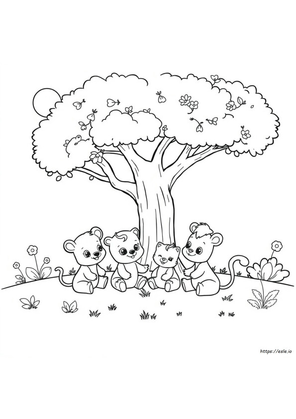 Coloriages De Dessins Anim s Mignons ESLE