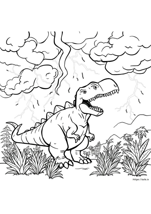 Dino Thunder Coloring Pages