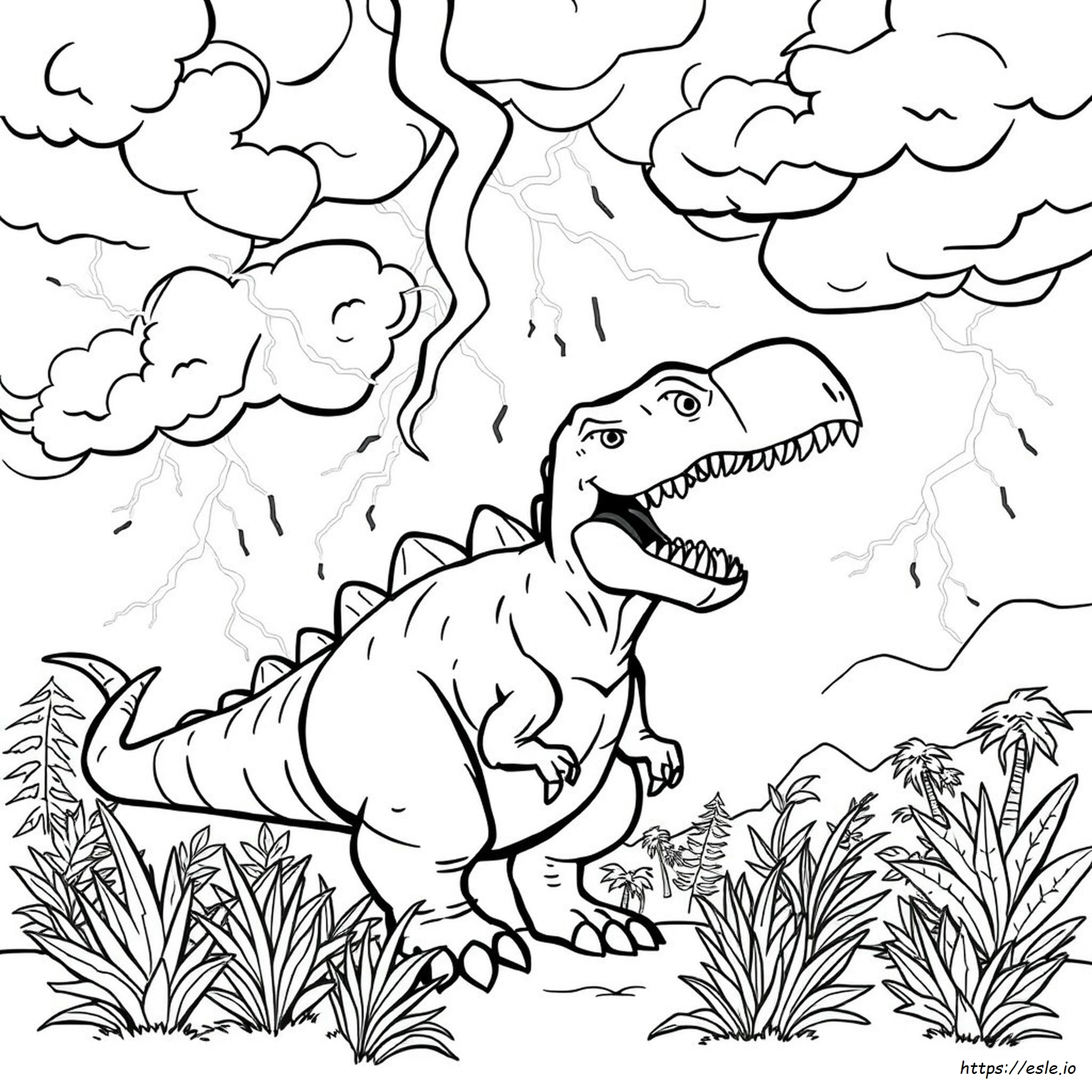 Dino Thunder Coloring Pages