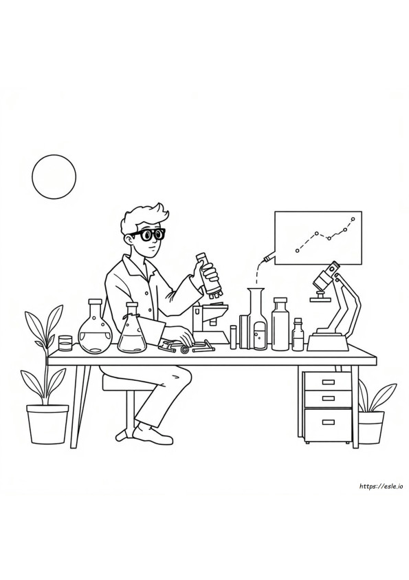 Páginas Para Colorear De Ciencia Para Adultos