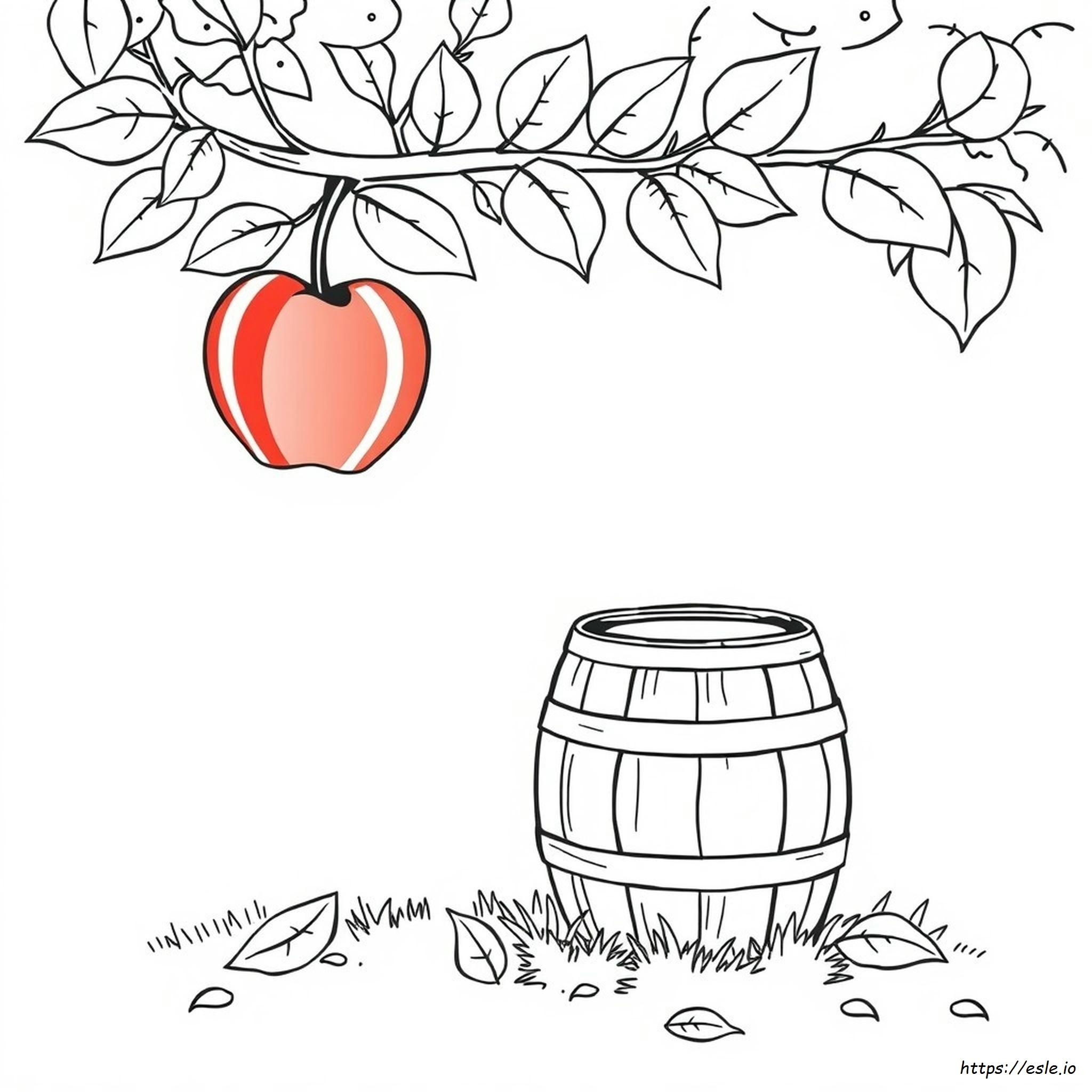 Sidra De Manzana Para Colorear