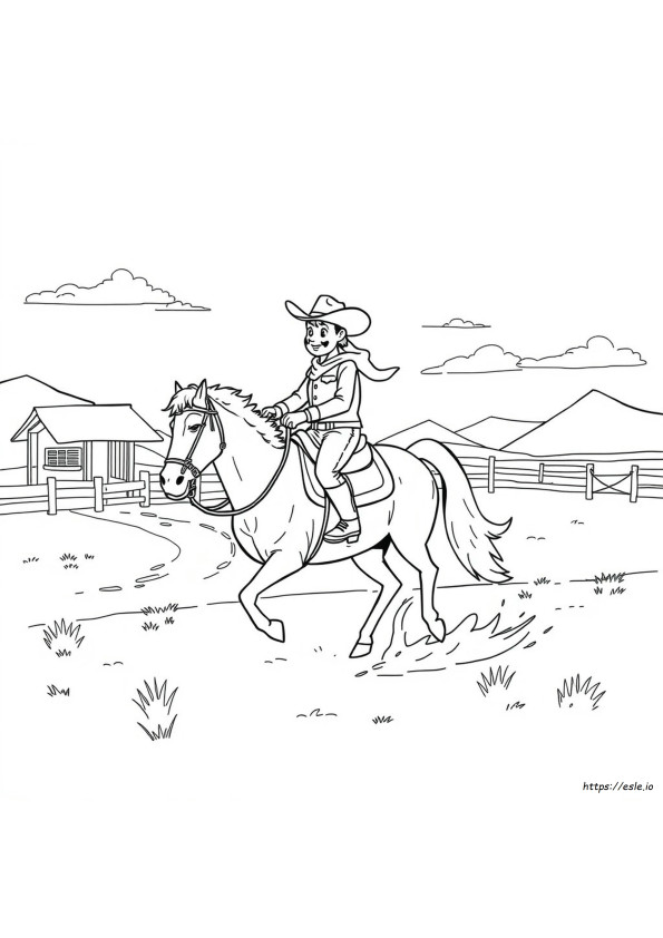 Dibujos De Bronco Indomable Para Colorear