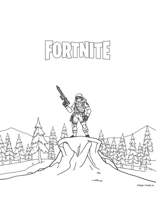 Fortnite Boyama Sayfaları Sezon 5
