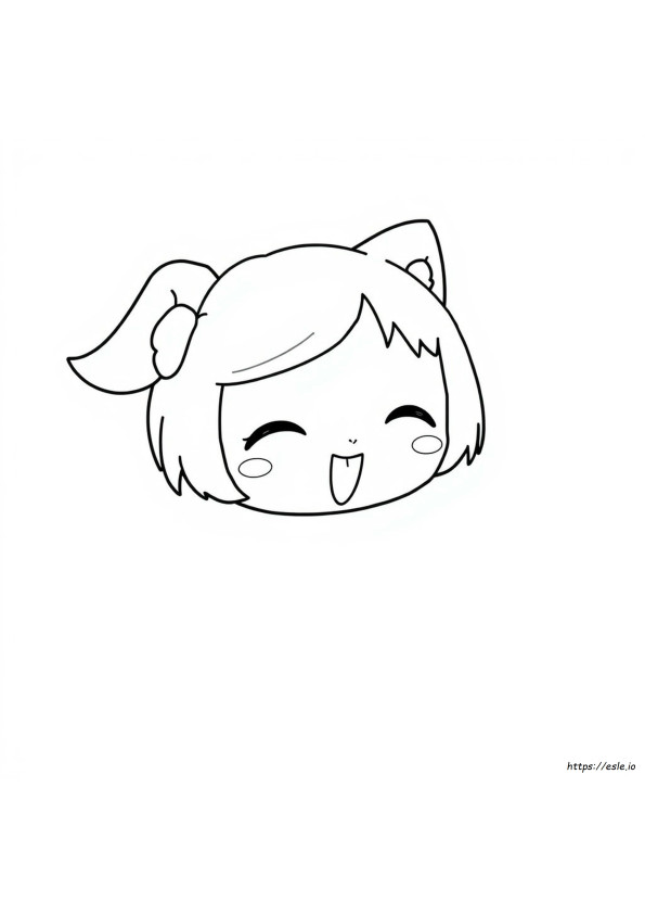 Sanrio Coloring Pages Kuromi Head