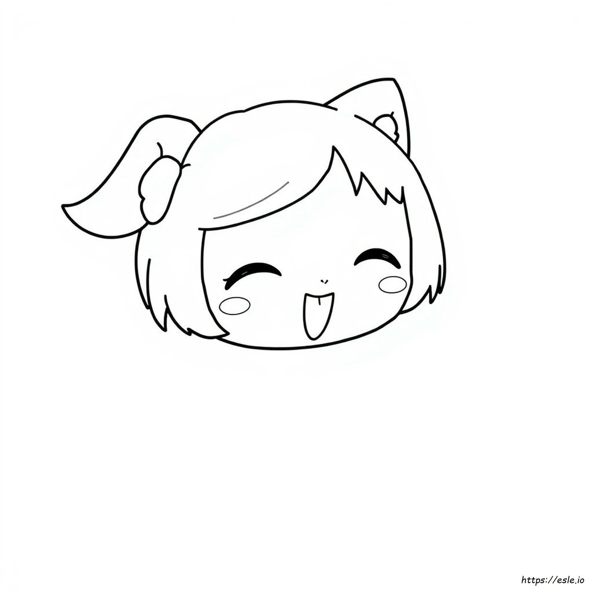 Sanrio Coloring Pages Kuromi Head
