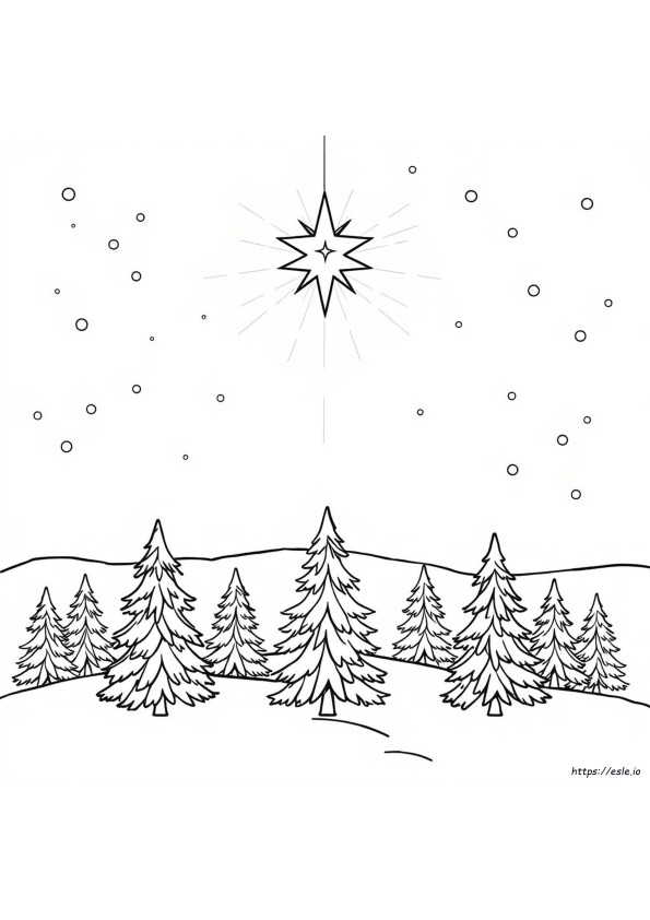 Stella Di Natale Da Colorare