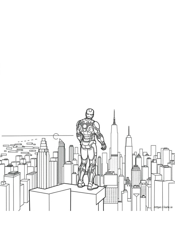Immagini Di Iron Man Da Colorare