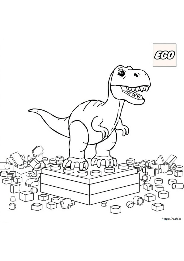 Lego Movie 2 Coloring Pages Rex